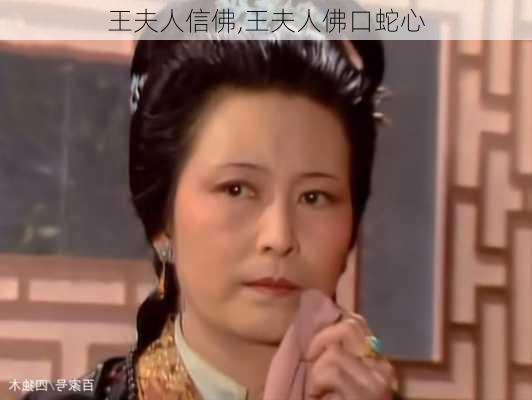 王夫人信佛,王夫人佛口蛇心