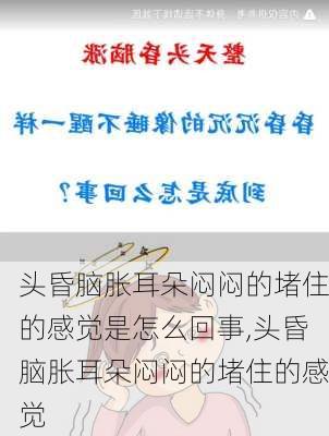 头昏脑胀耳朵闷闷的堵住的感觉是怎么回事,头昏脑胀耳朵闷闷的堵住的感觉