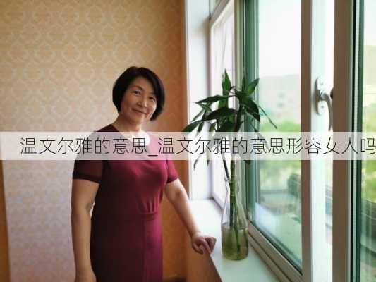 温文尔雅的意思_温文尔雅的意思形容女人吗