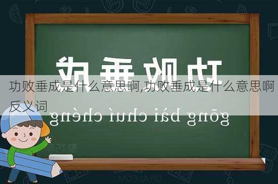 功败垂成是什么意思啊,功败垂成是什么意思啊 反义词