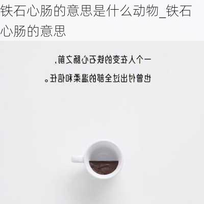 铁石心肠的意思是什么动物_铁石心肠的意思