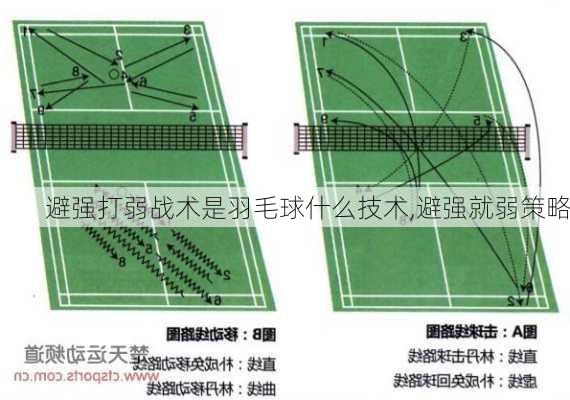 避强打弱战术是羽毛球什么技术,避强就弱策略