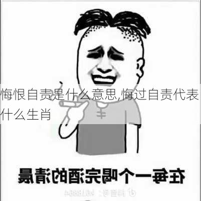 悔恨自责是什么意思,悔过自责代表什么生肖