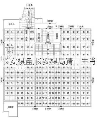 长安棋盘,长安棋局猜一生肖